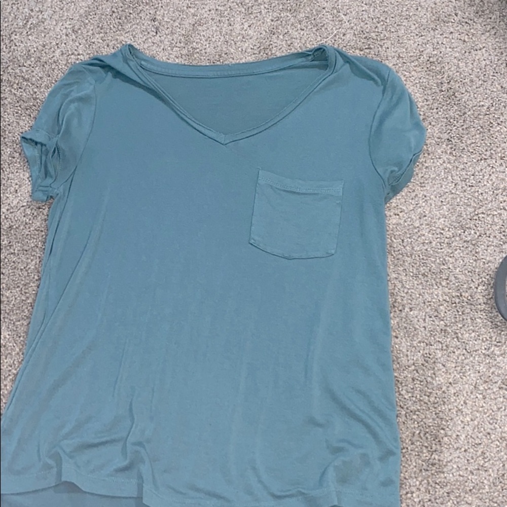 teal t shirt